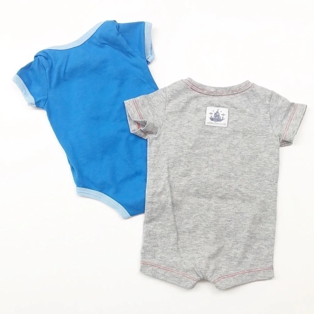 Disney Parks Mickey Mouse baby boys onesie + romper set